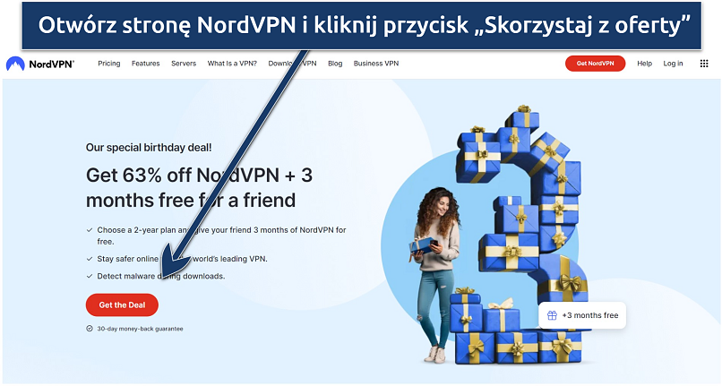 Obrazek pokazujący, jak zarejestrować się w NordVPN